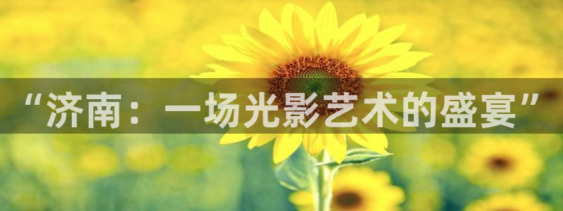 秋霞新：“济南：一场光影艺术的盛宴”