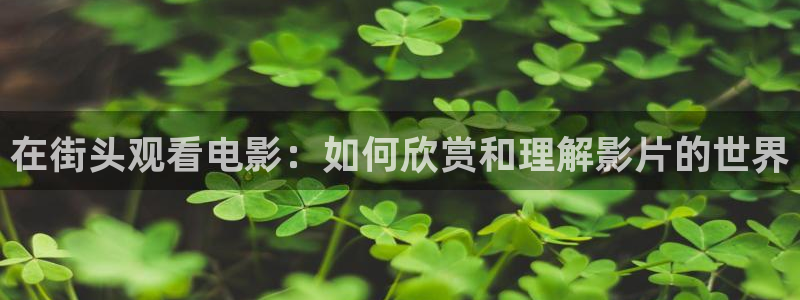 秋霞在线观看essuse影院：在街头观看电影：如何欣赏和理解影片的世界