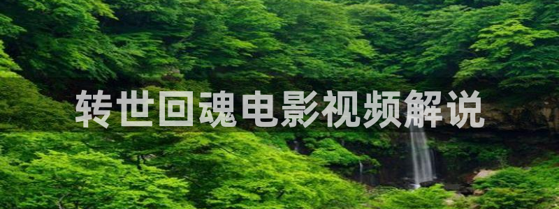 秋霞网手机电影：转世回魂电影视频解说