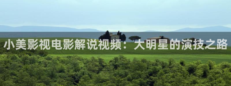 eeuss秋霞成人影院：小美影视电影解说视频：大明星的演技之路