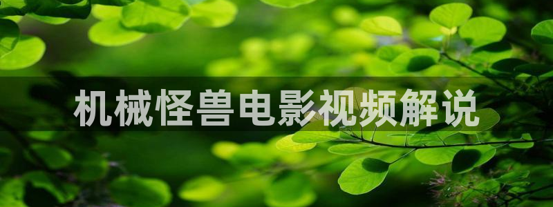 秋霞影院97光棍：机械怪兽电影视频解说